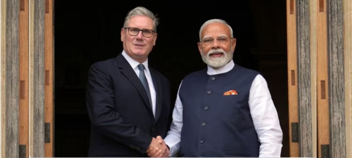Modi & Starmer Meet in Mumbai, Eye Deepened Ties Across Trade & Tech