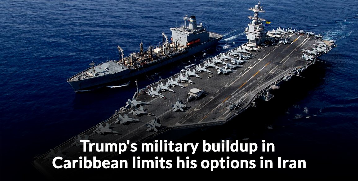Trump’s Caribbean Military Build-Up Narrows Options on Iran