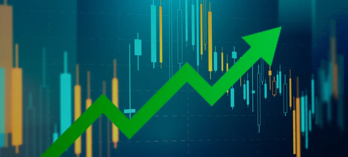 The Nifty 50 is close to 24,250 as the BSE Sensex rises.