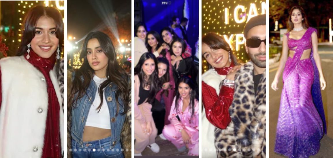 Ambani’s Christmas Party at Jamnagar: Janhvi Kapoor Stylish Outfits Are Not To Miss.