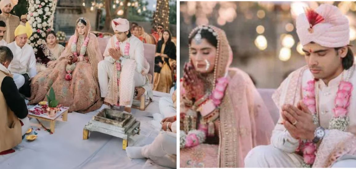 Neeraj Chopra got hitched to Himani Mor in a private ceremony.