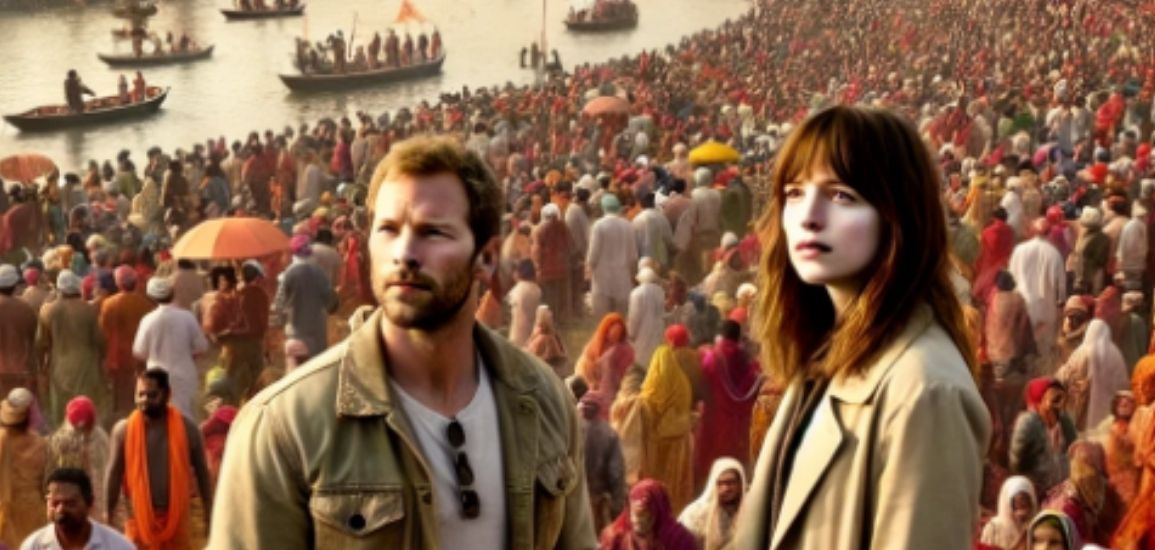 Mahakumbh 2025: Chris Martin and Dakota Johnson in Prayagraj