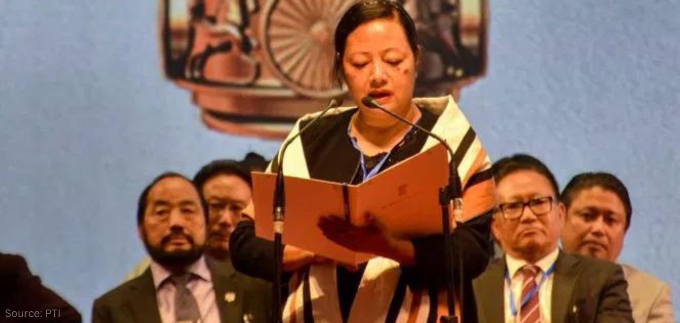 Salhoutuonuo Kruse Gets Inducted in the Cabinet as the First Woman Minister in Nagaland