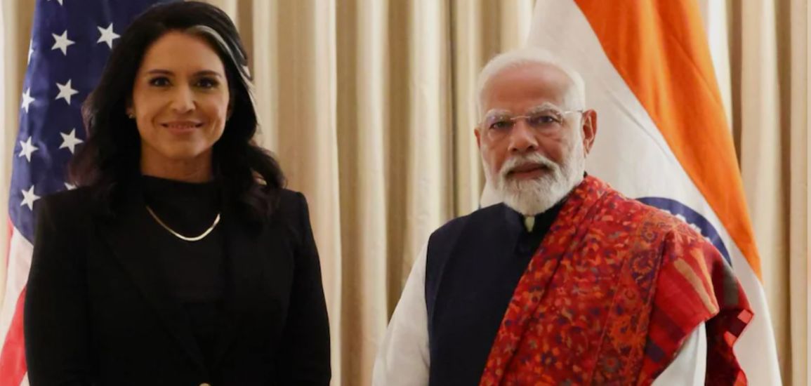 PM Narendra Modi Meets US Intel Tulsi Gabbard to Strengthen India-US Relations.