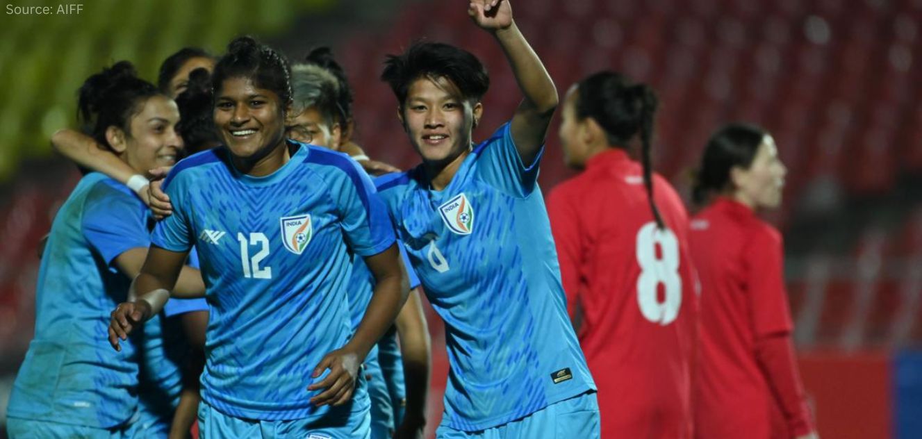 India Wins 5-0 to Kyrgyz Republic in Group G AFC Women’s Olympic Qualifying Round 1