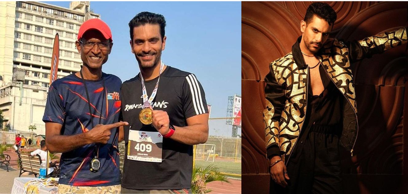 Angad Bedi Wins His Maiden Silver Medal at 400m Race in Mumbai, Thanks His Coach Brinston for it