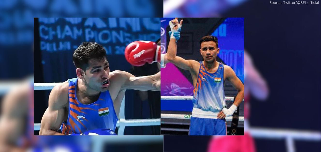 Deepak Bhoria Takes Down Bibossinov, Hussamuddin in the Quarterfinals of the World Boxing Championships