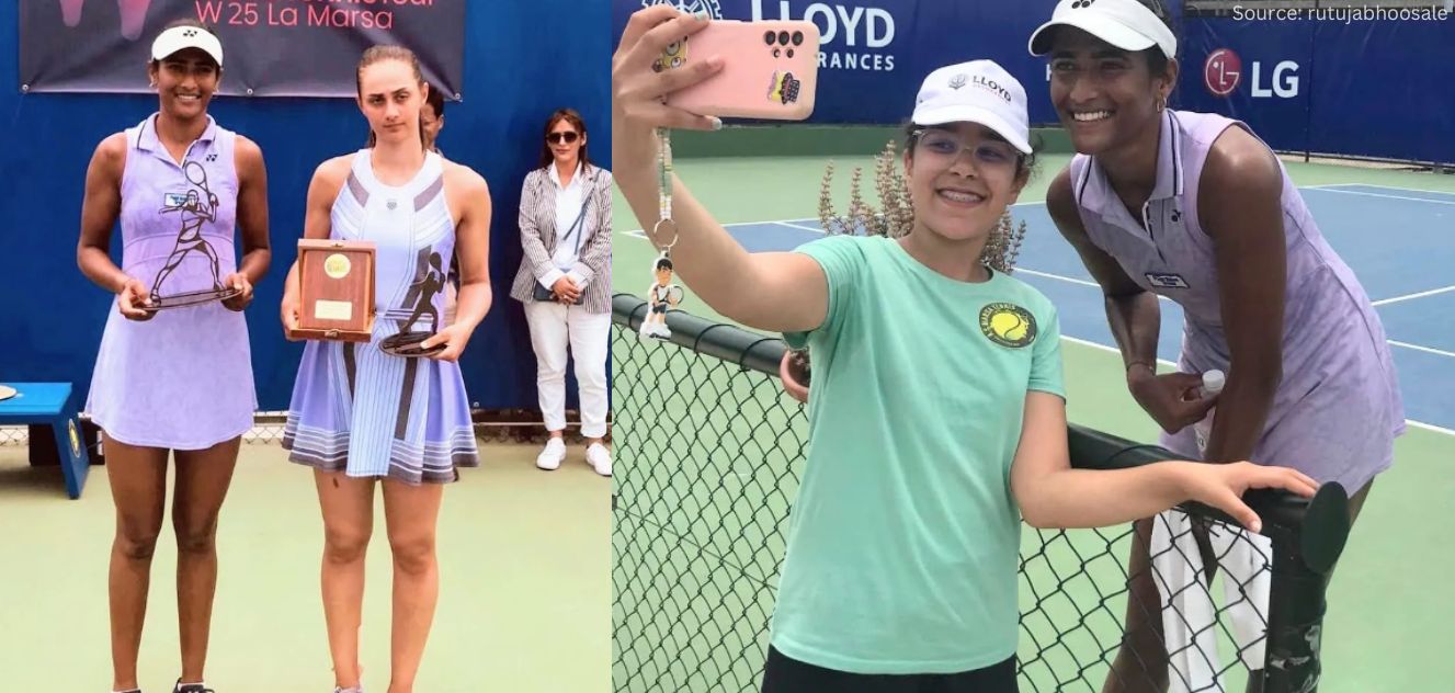 Rutuja Bhosale Wins the $25,000 ITF Women’s Tennis Tournament by Overpowering Anastasia Gasanova