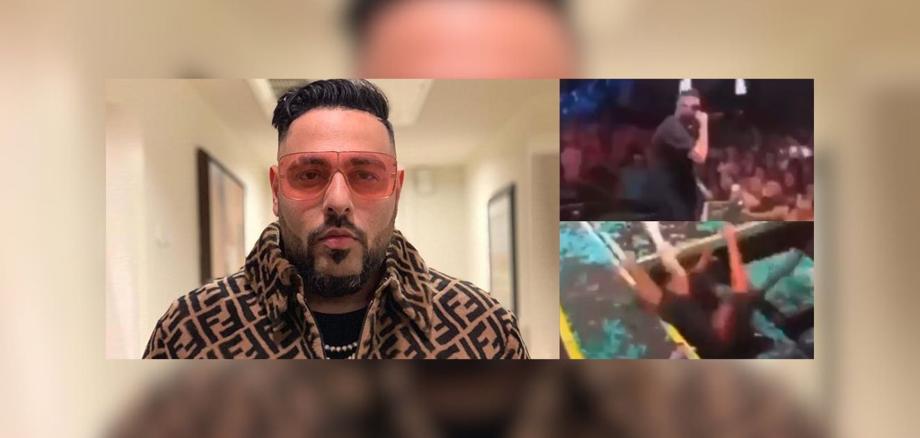 Badshah Drops Clarification on the Viral Video Regarding Him Falling Off Stage During a Gig