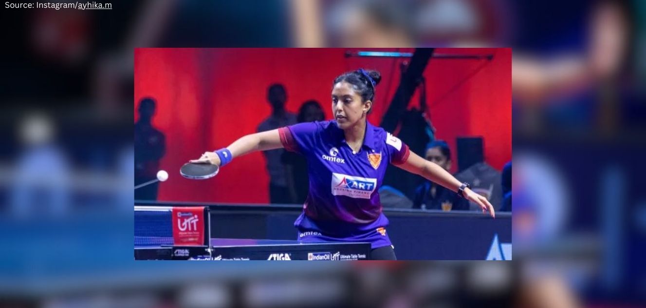 Ayhika Mukherjee from Dabang Delhi TTC Wins against World No. 26 Lily Zhang, Know More about Table Tennis Season 4