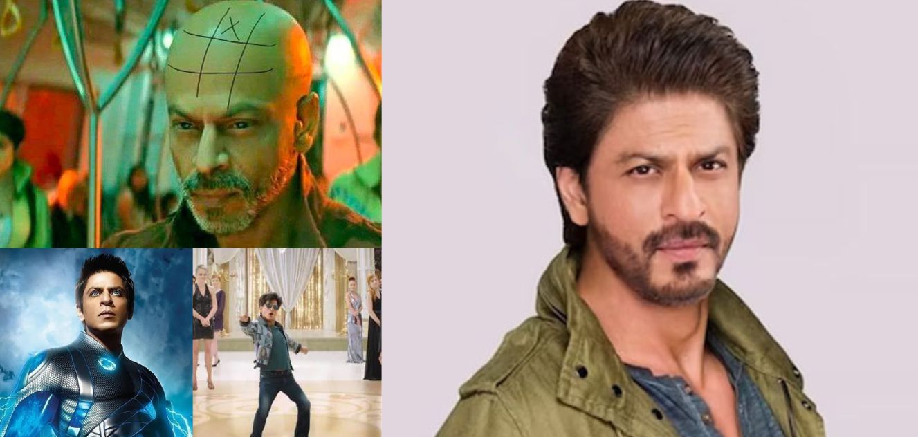 From Robot for 'Ra. One to Bald for 'Jawan': Shah Rukh Khan's Remarkable Film Transformations