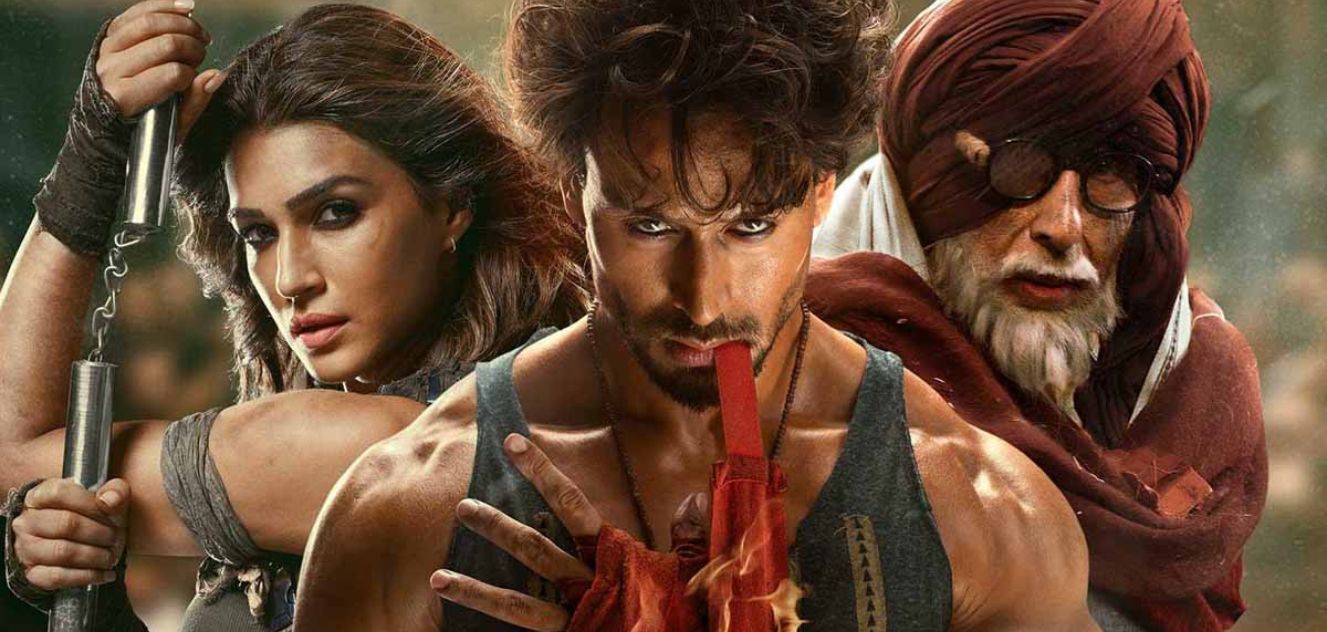 Tiger Shroff and Kriti Sanon's "Ganapath" Box Office Collection Shows Consistency with ₹7 Crore Earnings over Opening Weekend