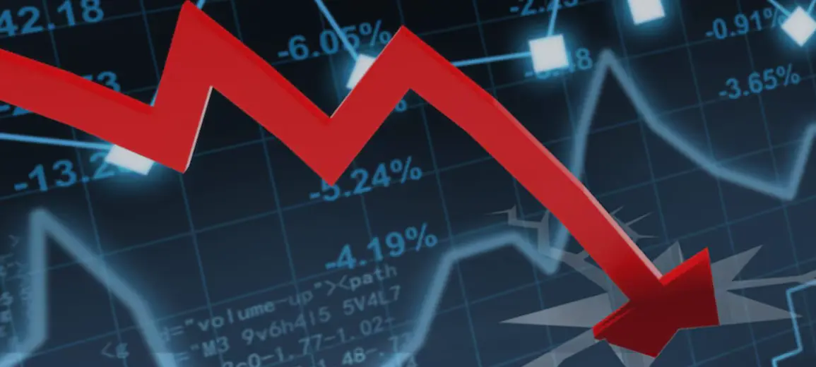 Losses at ICICI Bank and TCS drive down the Sensex and Nifty.