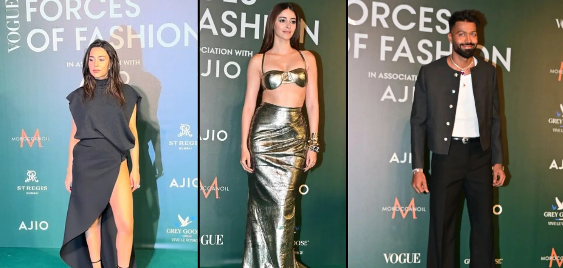 Vogue forces of fashion 2024: Ananya Panday and Tania Shroff turn heads, Hardik Pandya stuns at the event